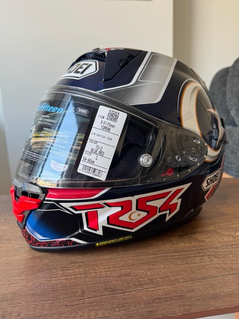 0 Shoei X-Fifteen TR54 TOPRAK RAZGATLIOĞLU