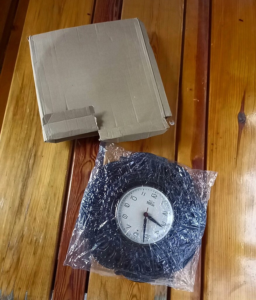 VİNTAGE TANSA POLYESTER DUVAR SAATİ - 6