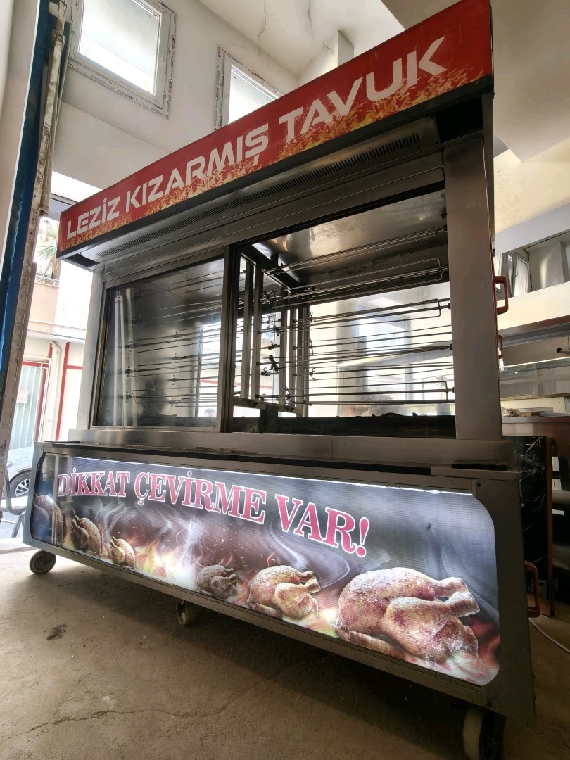 kızarmış tavuk çevirme makinesi - 6