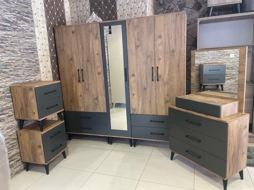 5 kapaklı elbise dolabı takımı - 4