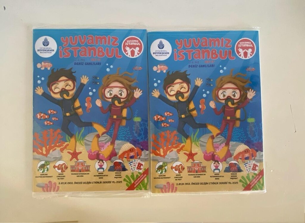 Yuvamız İstanbul – Deniz Canlıları Çocuk Etkinlik Dergisi 2 Adet - 6
