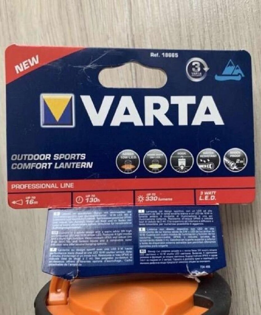 Varta kamp feneri LR20 3W led - 2