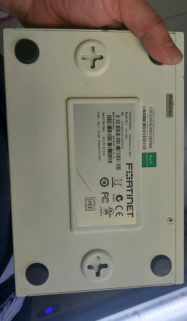 FORTINET FORTIGATE 60C VE 60B FIREWALL 2 ADET - 2