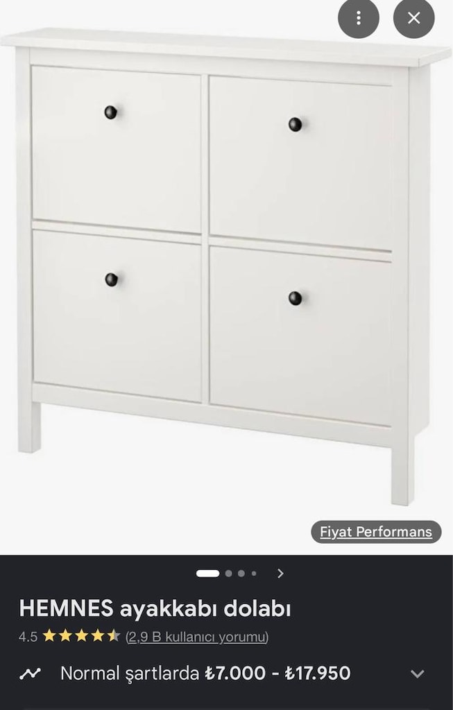 ikea ayakkabılık hermes ( ayna ile birlikte ) - 2
