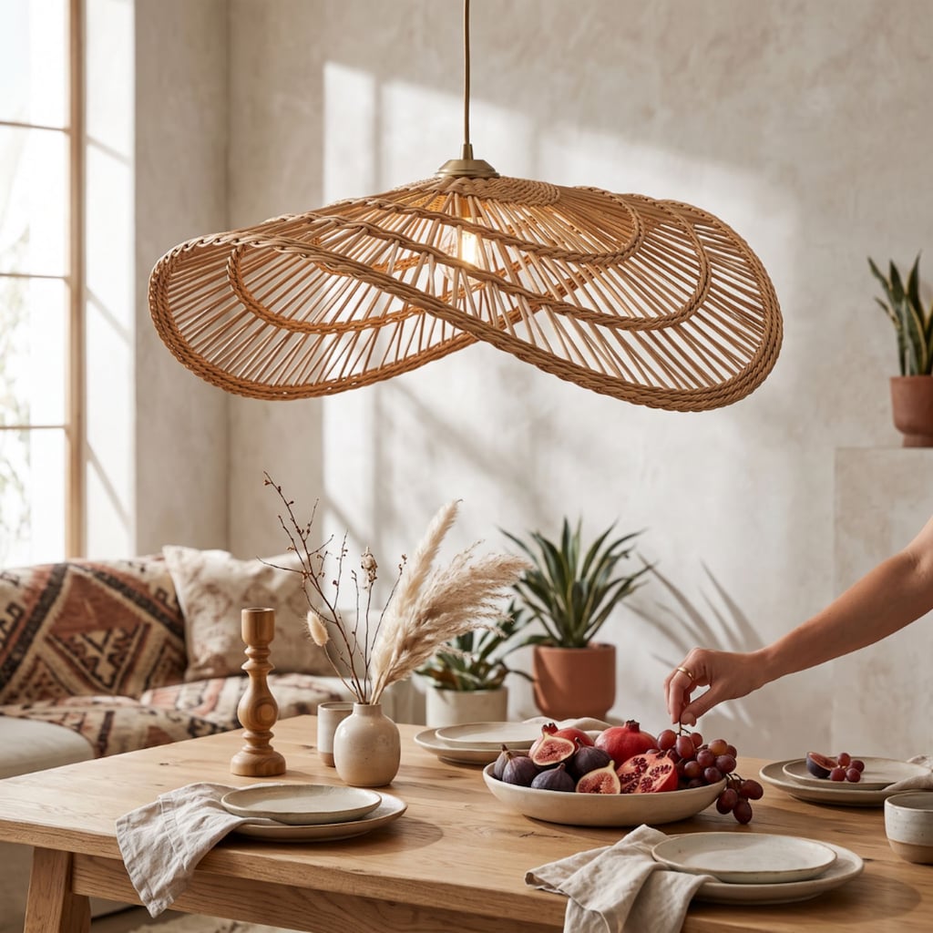 NATURA Rattan Avize 60-65 cm – Sıfır - 5