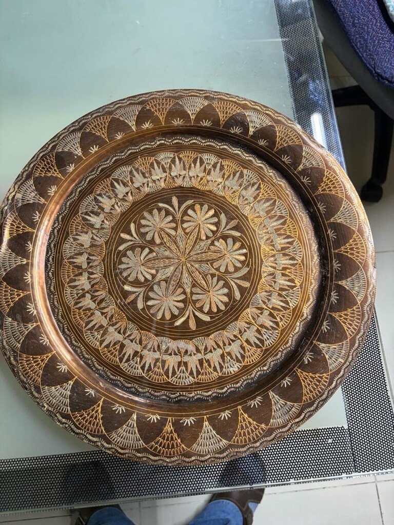 BAKIR EL İŞLEMESİ TEPSİ - 2
