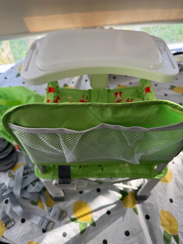 Baby Plus Picnic Yükselticili Portatif Mama ve Plaj Sandalyesi - 3