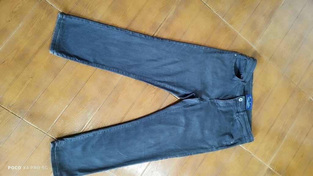 #PierreCardin likralı kot pantolon  Eni 47 Boyu 96 Paça 17 - 4