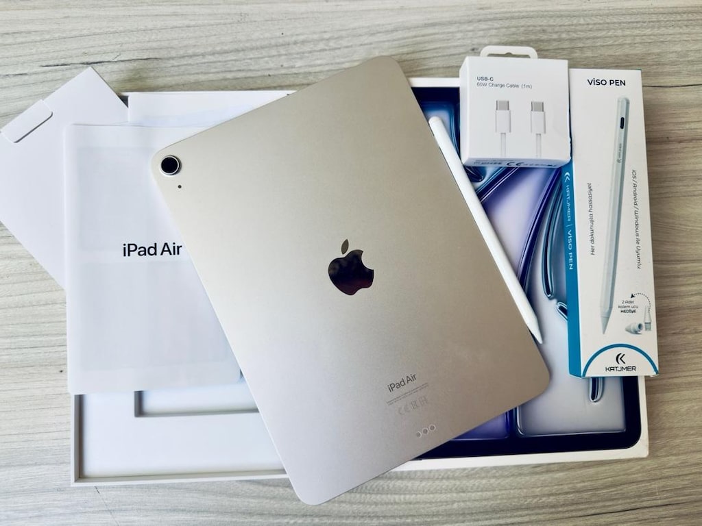 UCUZ TABLET APPLE İPAD AİR 6 M2 + KALEM 128GB - 4