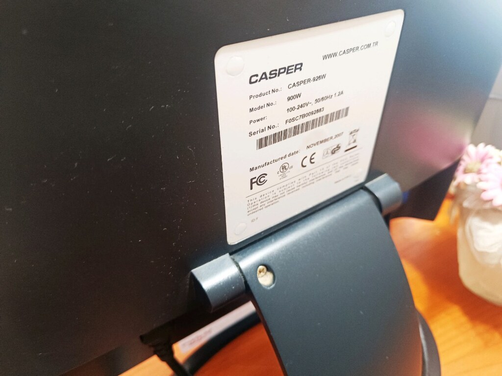 Casper 19 İnç Monitör VGA Hatasız - 3