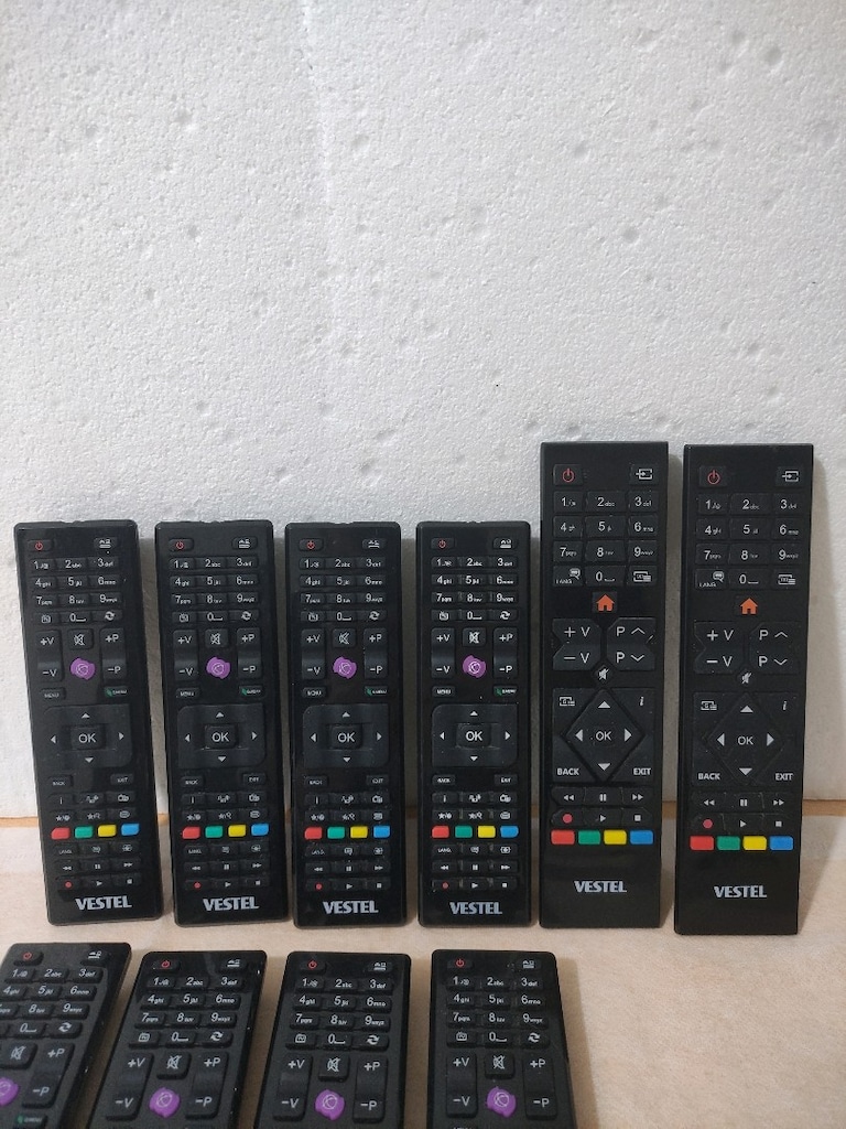 vestel televizyon uzaktan kumanda orjinal kutu çıkması temiz 2. el - 5