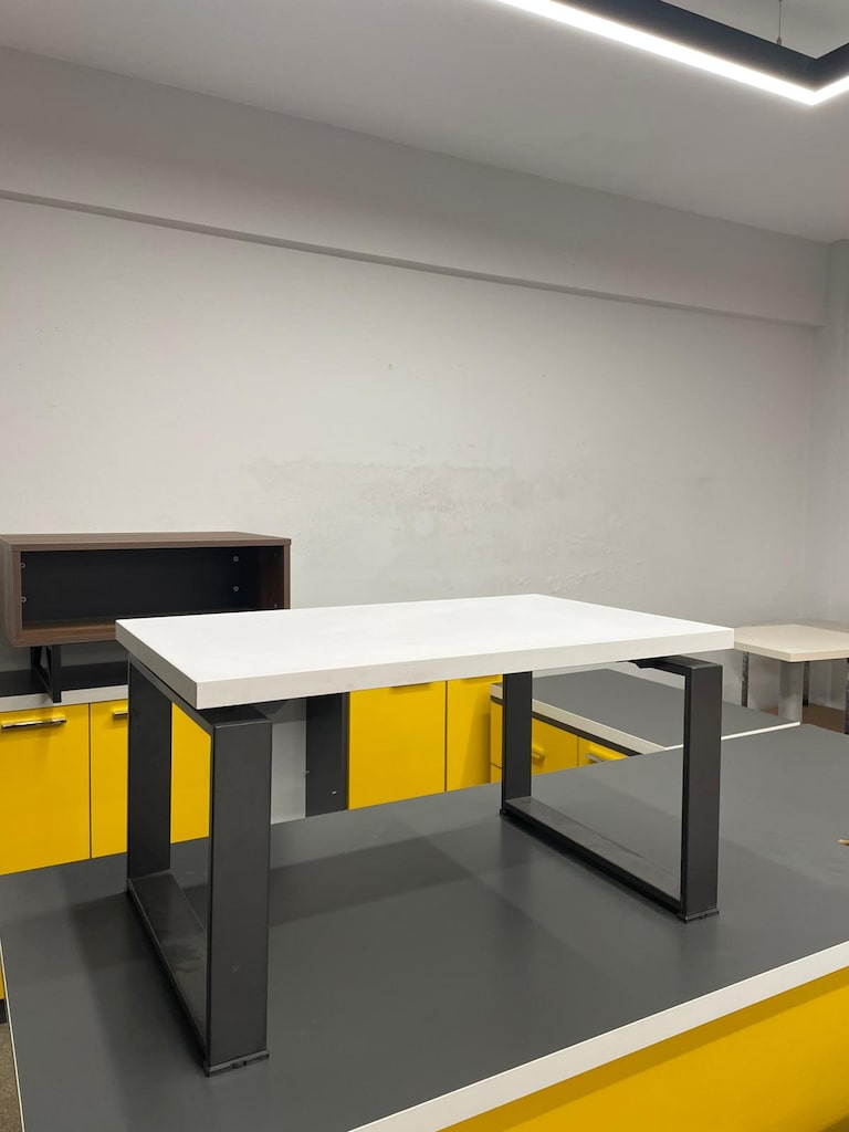 KLAS OFİS ÜSKÜDAR 80X50 BEYAZ MODERN ORTA SEHPA - 2