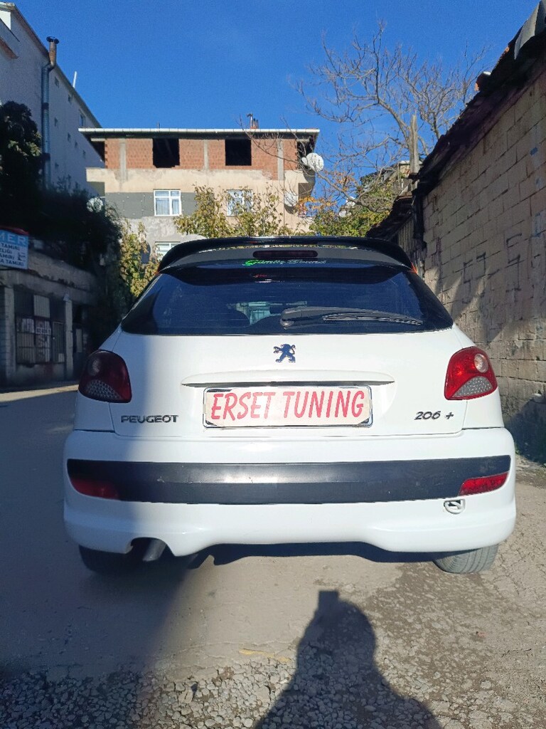 Peugeot 206 bagaj üstü spoiler - 2