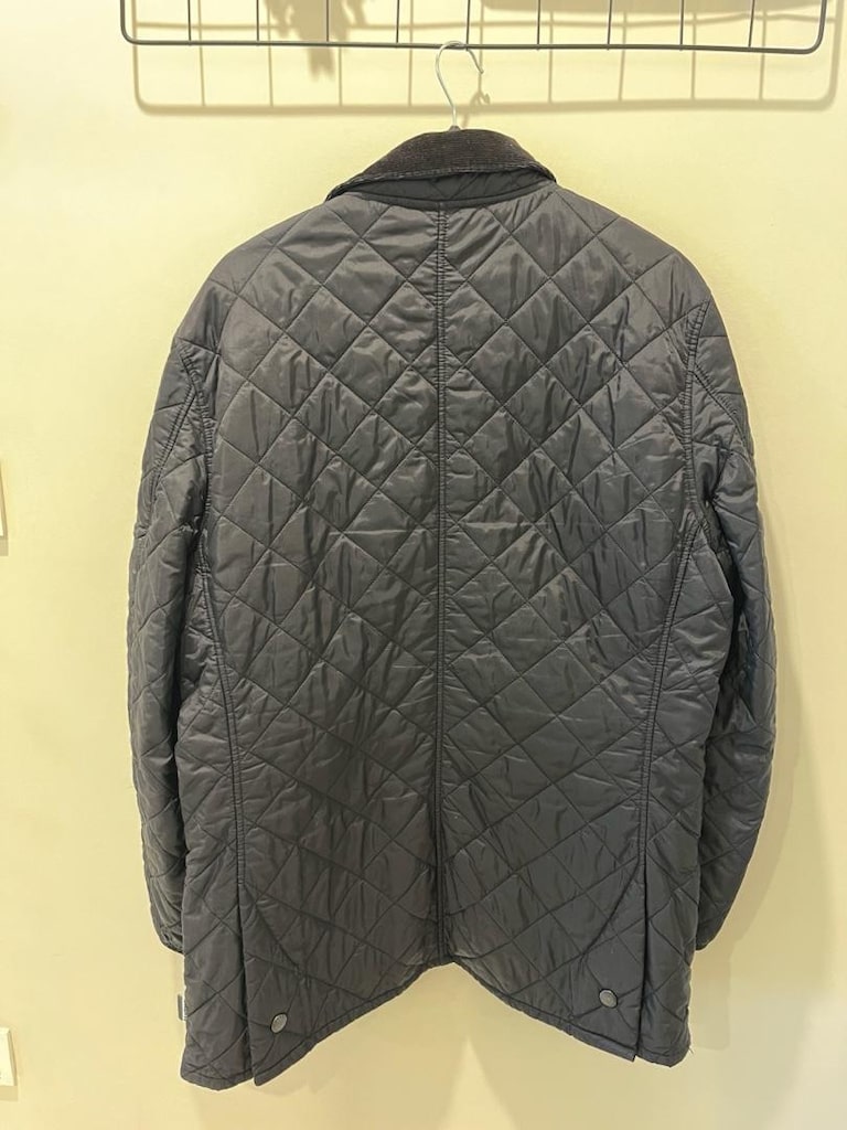 Orijinal Barbour Pantone Serisi Özel Koleksiyon Siyah Kapitone XL - 8