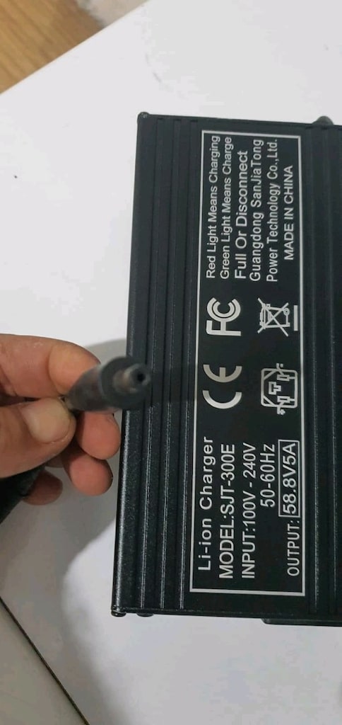 scooter v elektrikli motor için şarj aleti 58.8 volt lityum v lifepo4 - 5