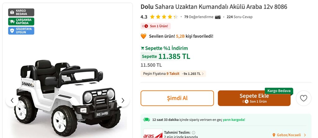 Sıfır gibi Garantili Akülü Jeep - 9