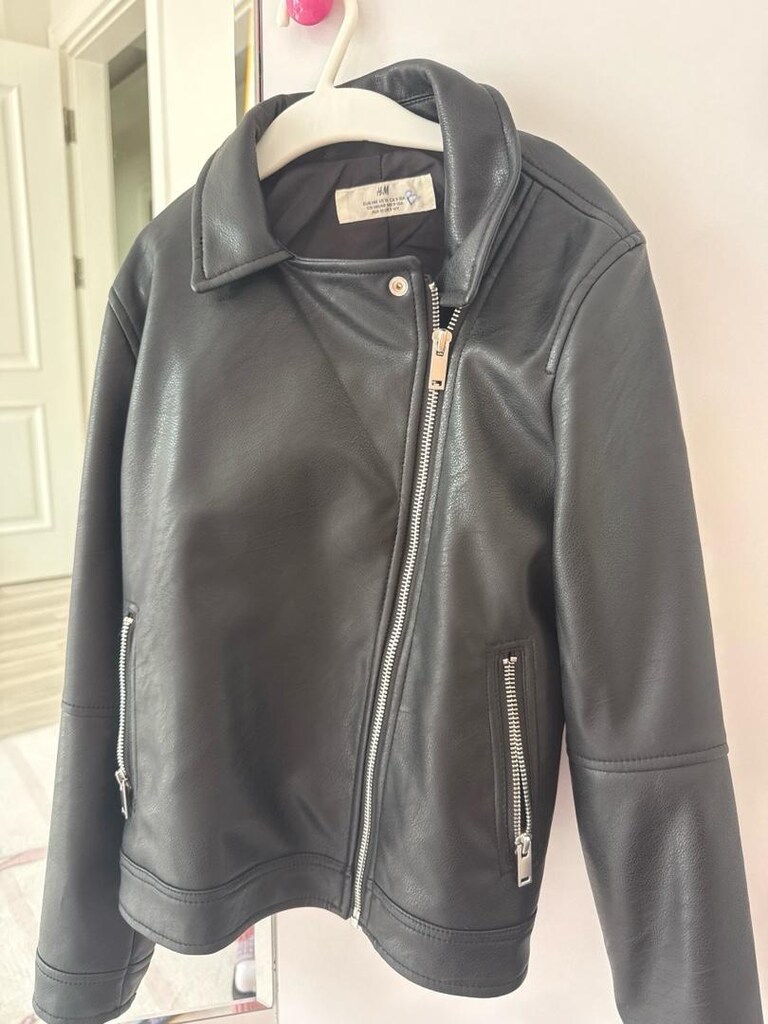 h&m deri ceket
