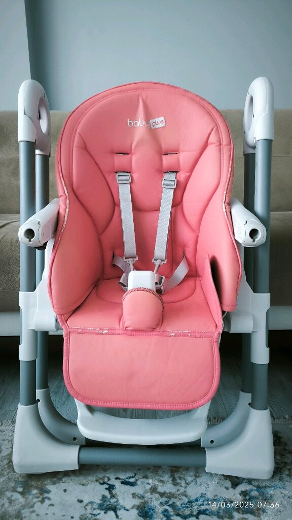 Baby Plus Mama Mia pembe mama sandalyesi - 4