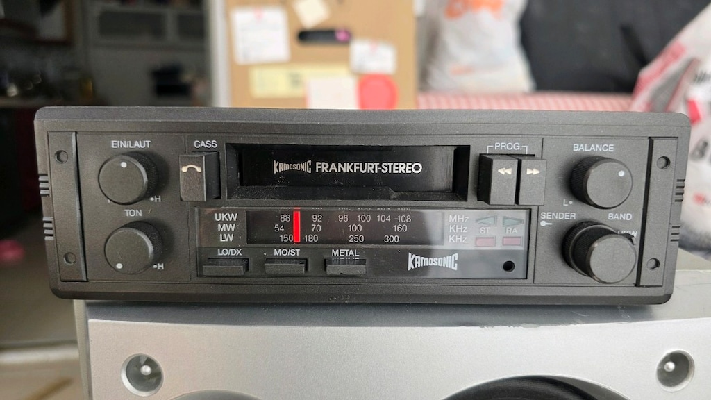 Çok temiz Alman Vintage, Kamasonic Frankfurt Stereo araba teybi radyo - 6