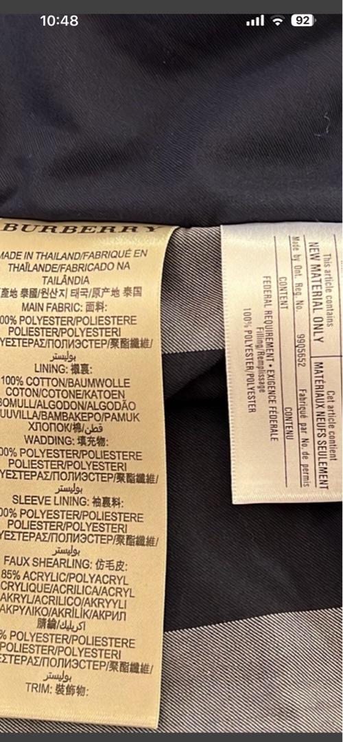 Orjinal Londra’dan mağazasından alındı. kaz tuyu Burberry kaban - 8