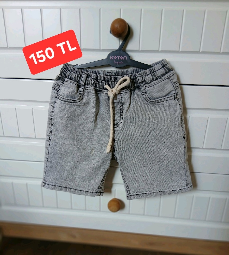 Defacto kids çocuk kot jean şort çok iyi durumda