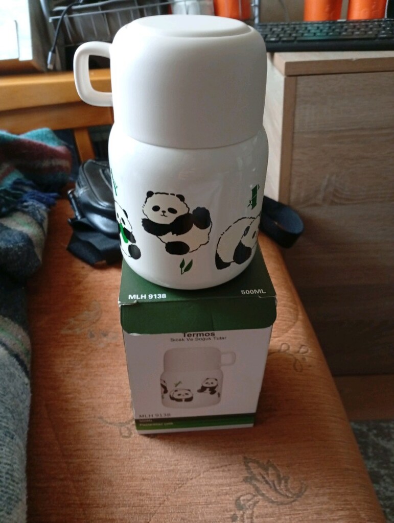 touch me panda yemek termosu 500 ml - 3