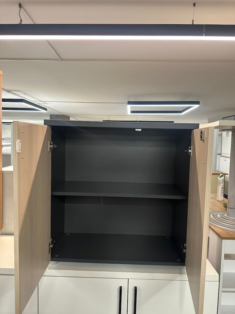 KLAS OFİS ÜSKÜDAR 80x40x80 ANTRASİT GRİ YARIM DOSYA DOLABI SIFIR ÜRÜN - 4