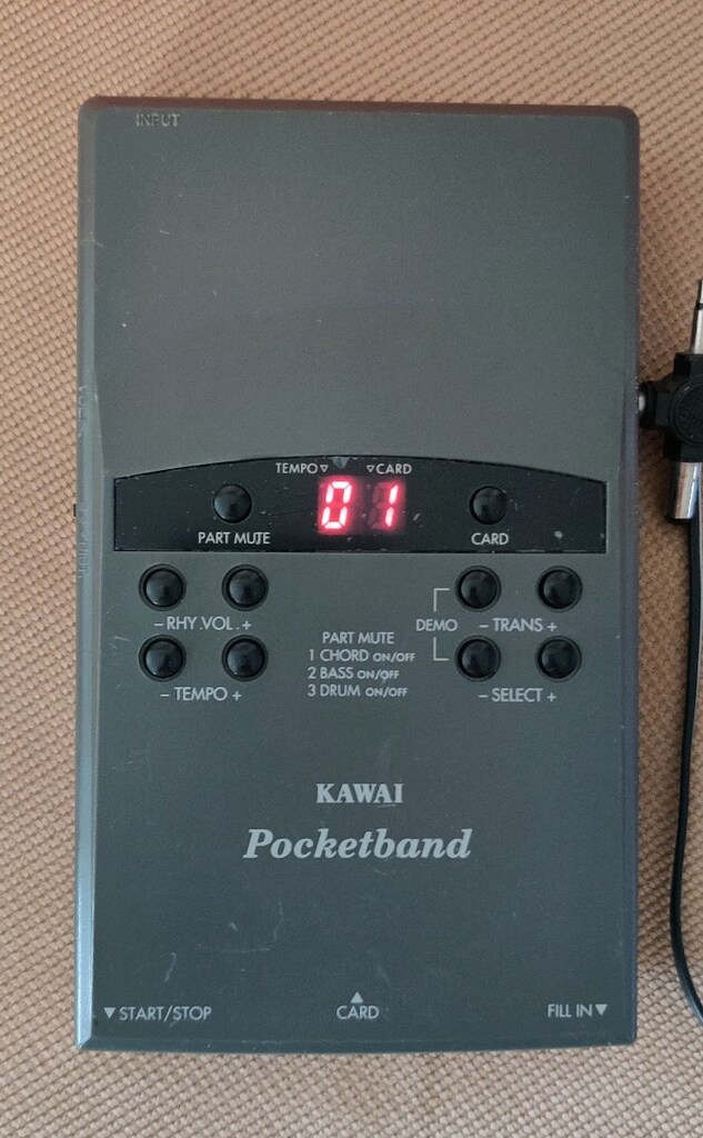 KAWAI POSKETBAND GB-2 Kart Tipi 1950'ler Rock'n'Roll Gitar Çalışma Set - 5