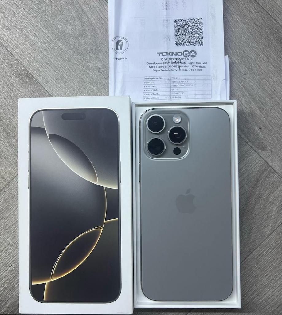 İPHONE 16 PRO MAX 512 GB NOKTA HATASIZ PİL 99 10 GARANTİLİ - 2