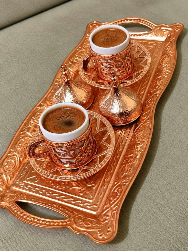 Bakır Fincan Takımı - 4