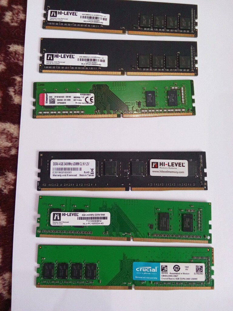 4 GB DDR4 RAM Kingston 2666 MHz - 4