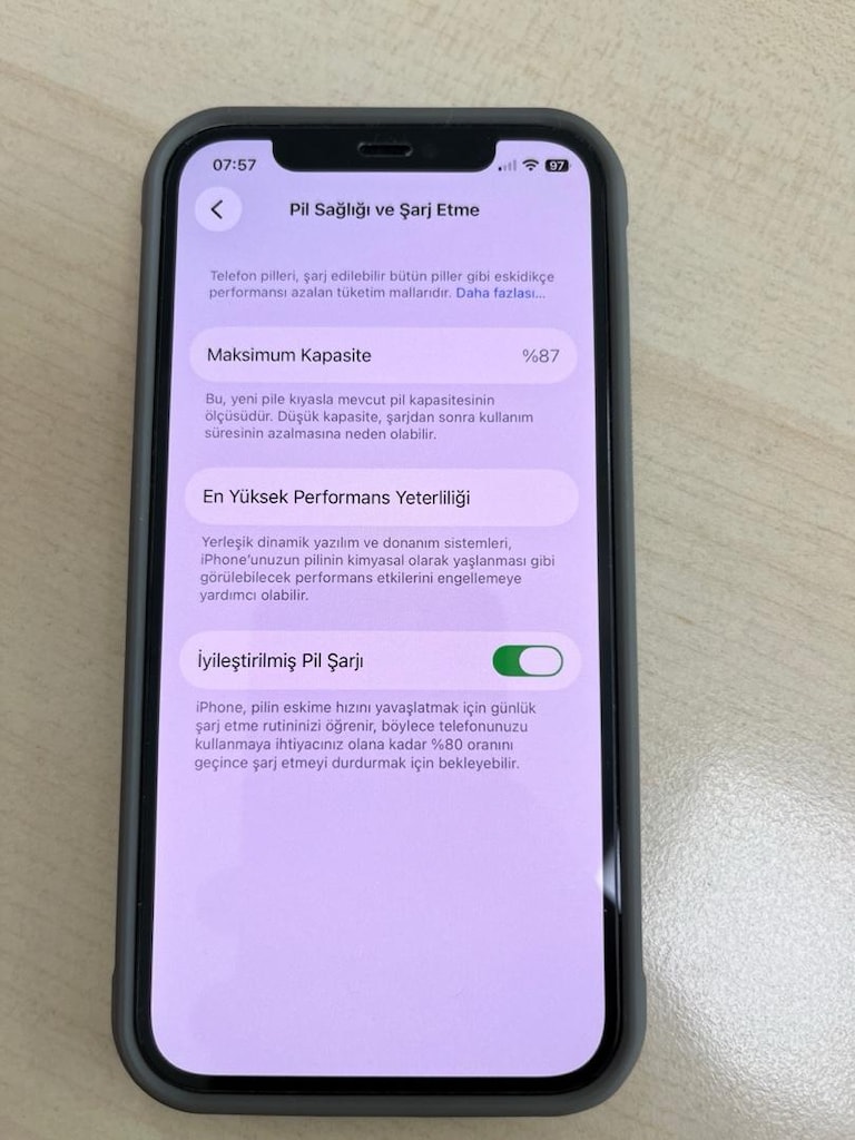İPhone 12- pil %87 - 7
