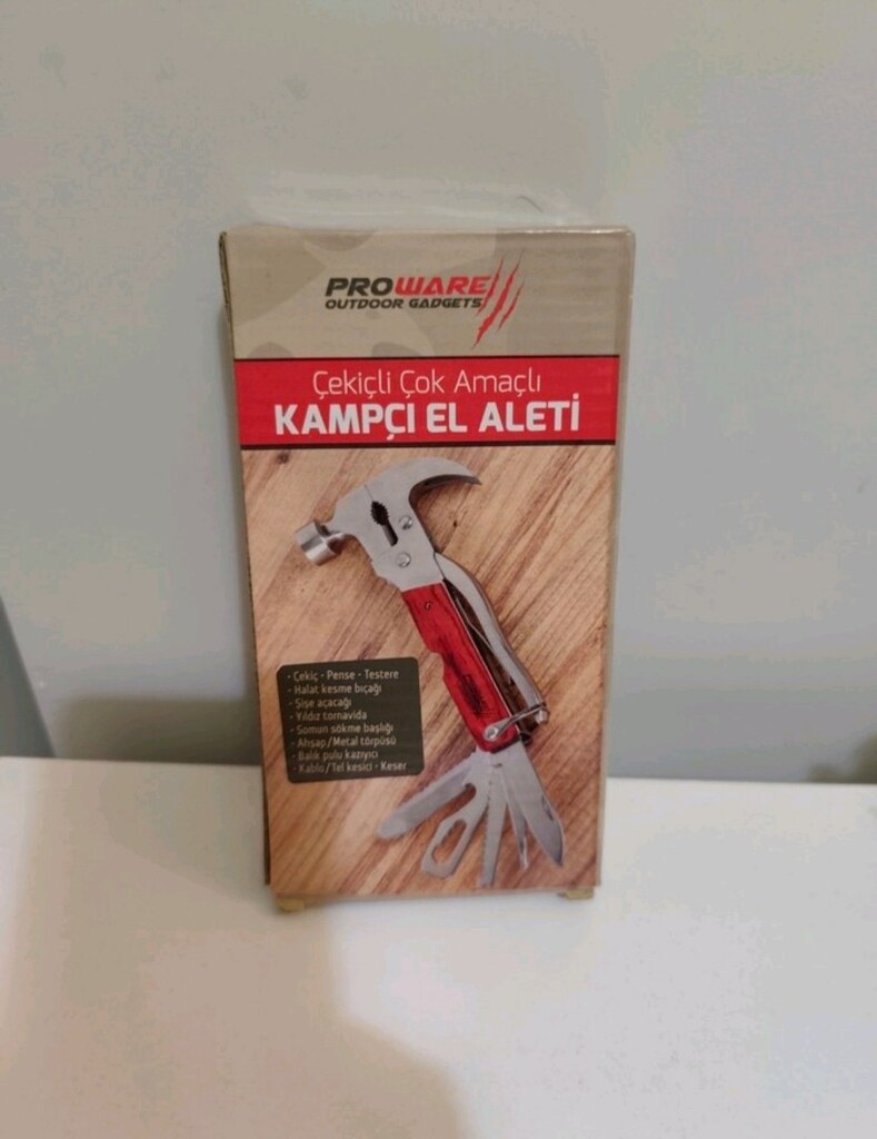 PROWARE OUTDOOR Çekiçli Kampçı El Aleti - 7