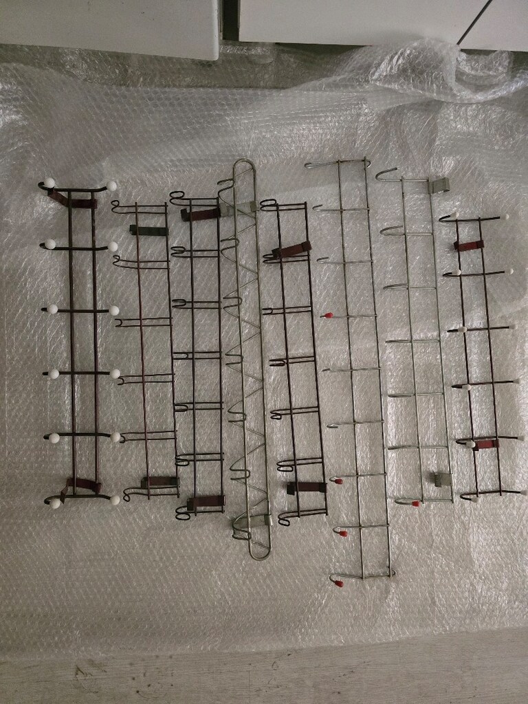 Gri Metal Duvar Askıları Seti 8 adet - 5