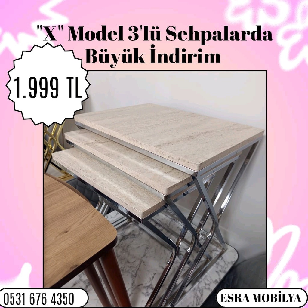 Zigon Sehpa Modellermiz Nakite Özel Fiyat Sadece - 3