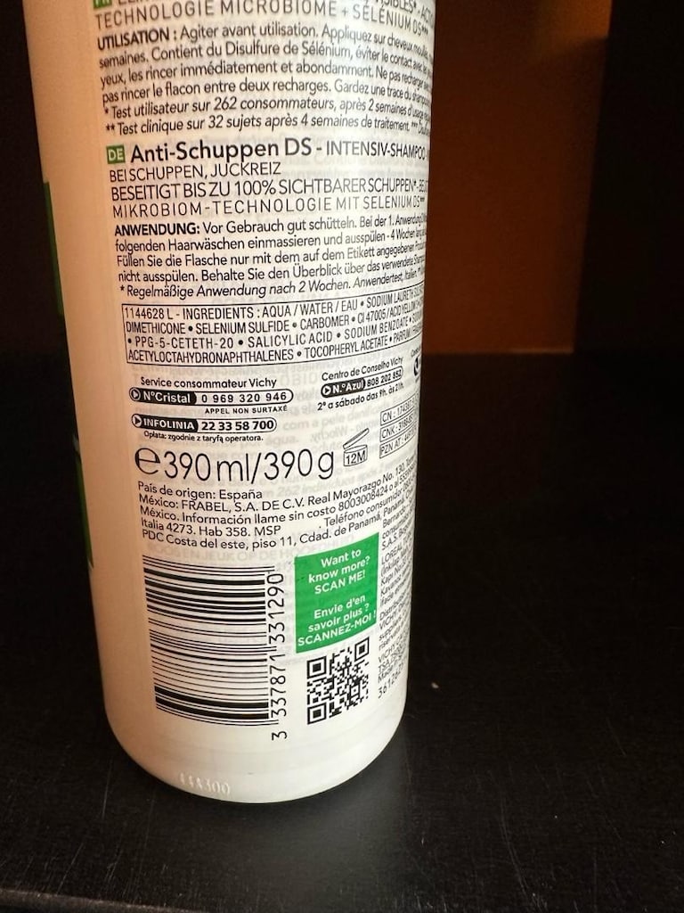 Dercos Normal ve Yağlı Saçlar için Kepeklenme Karşıtı Şampuan 390 ml - 4