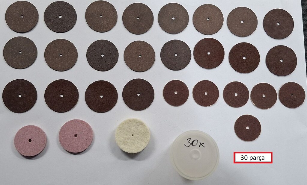 Parkside Akülü hassas matkap/taşlama makinesi 12V 1A Li-ion. 80 parça - 10