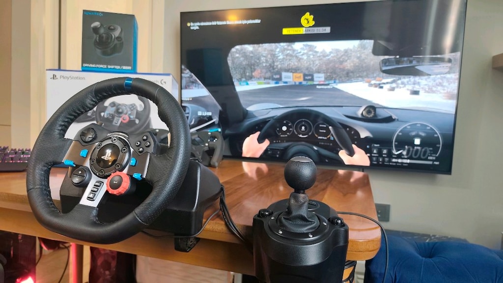 Logitech g29 direksiyon seti full set kutulu tertemiz - 6