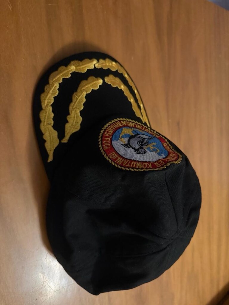Askeri şapla çift sıtmalı üst subay şapkası - 3