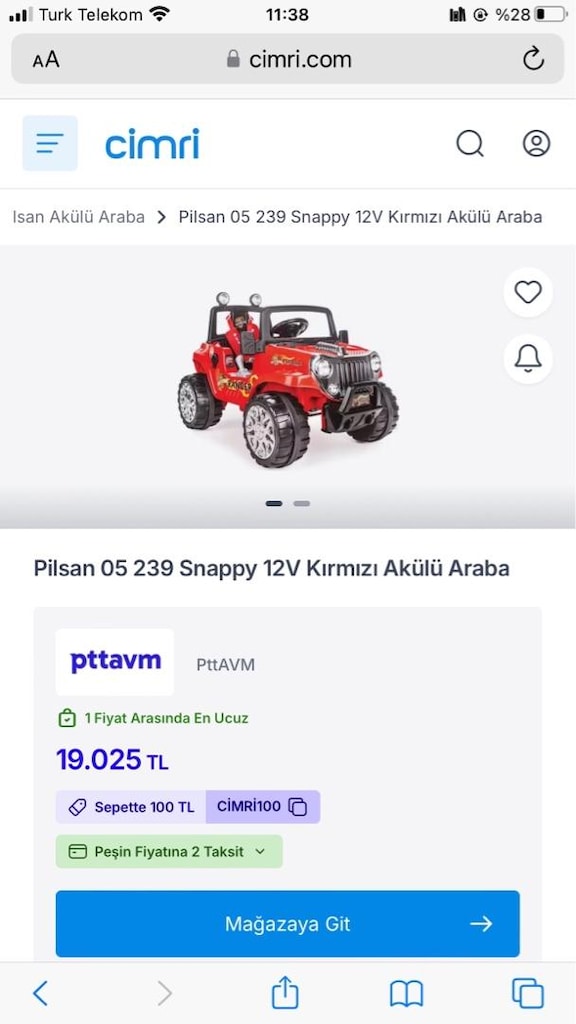 Pilsan Snappy Akülü Araba - 7