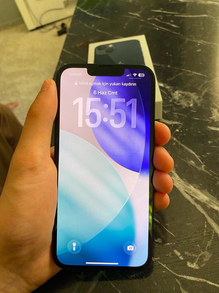 Sahibinden128 gb garantili kutulu faturalı temiz iphone 13 gece yarısı - 2