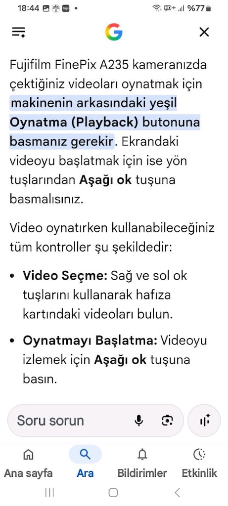 fujifilm a 235 fotoğraf çekme kamerasi resim çeker video kayıt eder - 6