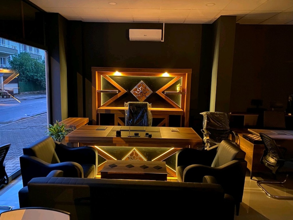 Ofis Mobilyası Makam Odası Büro Takımı - 15