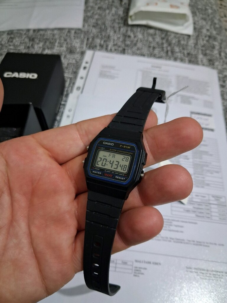 Sıfır Casio F91W Garantili - 9