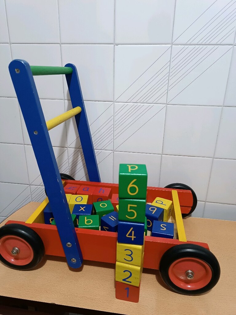 AHŞAP TİDLO BEBEK YÜRÜTEC VE EĞİTİCİ BLOKLAR - 4