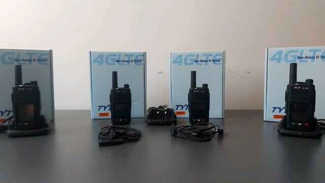 KAÇIRMA! TYT IP-398 4G Bas-Konuş Telsizi (4'lü Set) – Sıfır Ayarında!