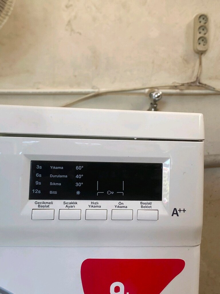 A++ 9KG SORUNSUZ TEMİZ GARANTİLİ ÇAMAŞIR MAKİNESİ NAKLİYE KURULUM BİZD - 6