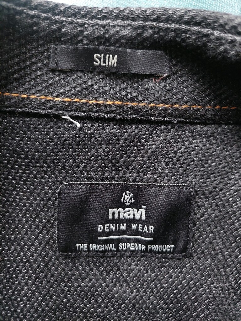 Mavi jeans çıtçıt düğmeli spor gömlek - 6