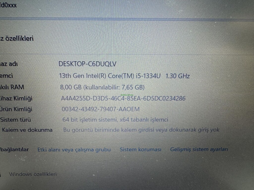 HP ELİTBOOK İ5 13. NESİL 8 GB RAM 512 NVME - 4