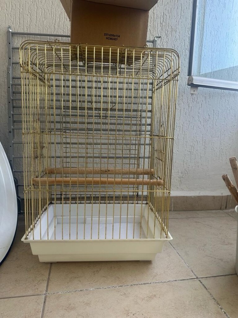 Büyük boy papağan kafesi 68x46x36 - 2